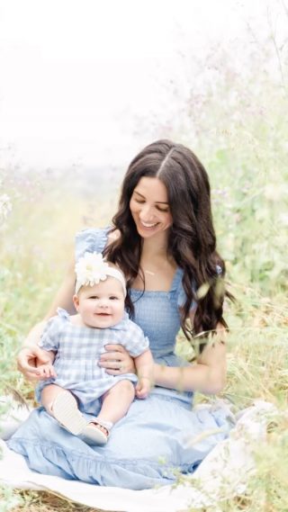 To the girl who made me a mama 🌸 
 
I can’t wait to share your story with you someday. For now I’ll just stare at you in awe on the daily, knowing you were carefully planned out and manifested over the course of 2 years. It still blows my mind. We were meant to be 💕 
 
@melliemadephotography thank you for these gorgeous photos with my girl 🎀